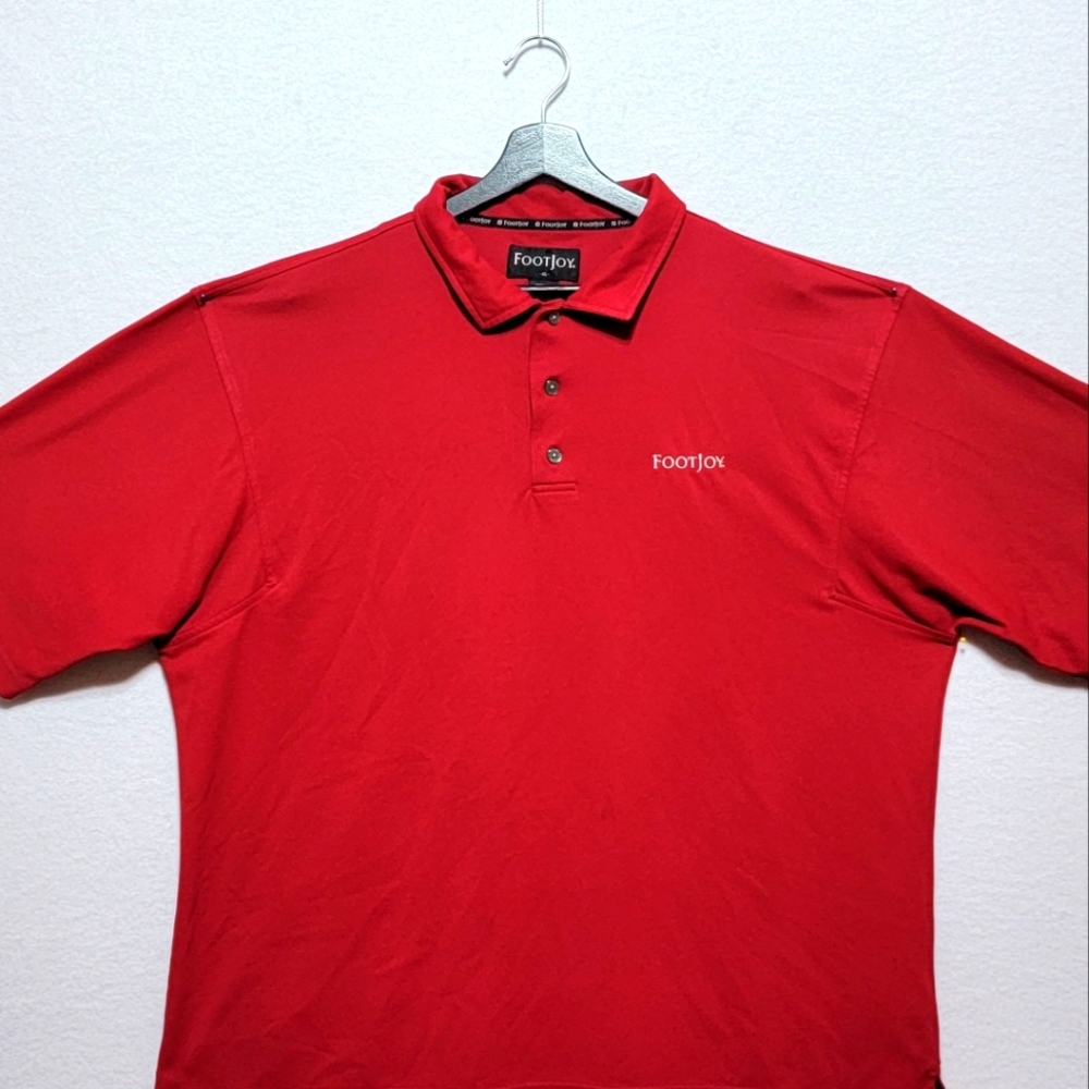 FootJoy Men's Red Polo Shirt‎ SIZE XL. #771